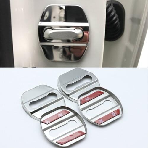 Excellent Stainless Steel Door Lock Buckle Protective Cover Auto Case For Nissan Qashqai MK2 J11 2013-2019 Car Styling