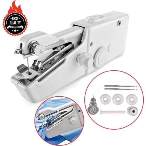 Mini Portable Handheld sewing machines Stitch Sew needlework Cordless Clothes Fabrics Electric Sewing Machine Stitch Set