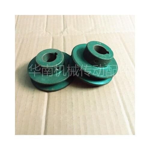 V-belt pulley B type 3 groove inner hole 38 key 10 motor pulley cast iron shaft diameter 38 motor pulley B3