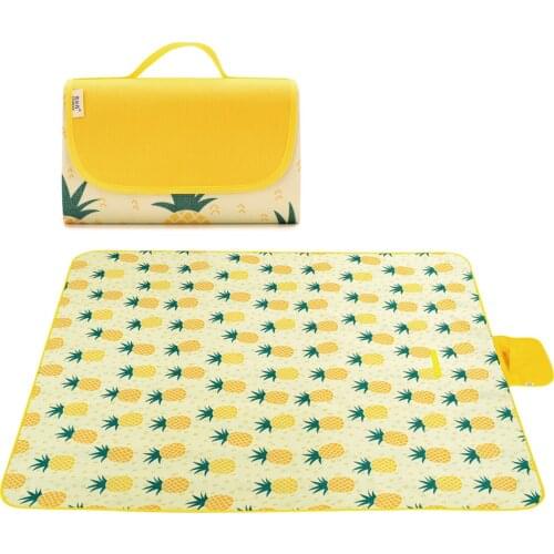 Outdoor Picnic Mat Waterproof Foldable Camping Mat Beach Lawn Games Blanket Oxford Cloth Moisture-proof Mat