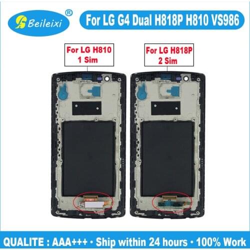 For LG G4 H810 H815T LS991 VS986 VS999 DS1402 LCD Display Screen Touch Sensor Digitizer Assembly For LG G4 Dual H818P H818N