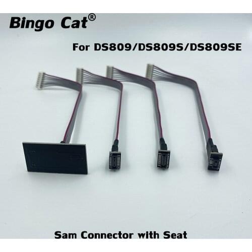 1 set Sam Connector with Seat Socket Serial Line for DS809SE DS-809SE DS 809SE DS-809S DS 809S DS 809 Unlocking Tool Connecting