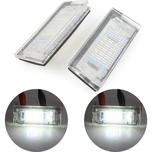 Auto Car LED Error Free License Number Plate Light 1 Pair Tail Lamp For BMW E39 5D 5 Door Wagon Touring 2000 2001 2002 2003