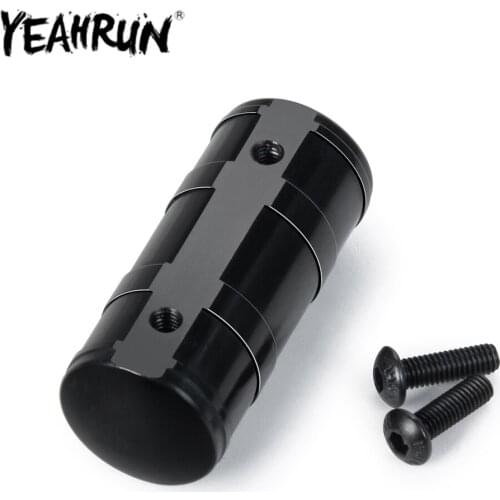 YEAHRUN Aluminum Oil Drum Tools Simulated Decorations Accessories for 1/14 Tamiya RC Rock Crawler Truck Car Fuel Tank