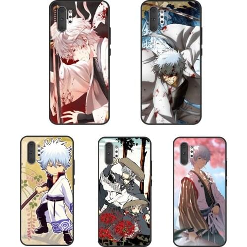 Anime Gintama Gintoki Phone Case For Samsung Galaxy S10 S9 S8 S20 FE S21 Ultra Note 20 Note9 Note 10 Plus Cover