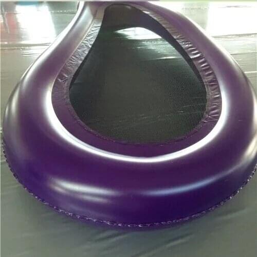 Children Eggplant Shape Inflatable Water Toy Outdoor Swimming Ring Adult Child Beach Pool Sea Toy Summer Cute Sunbathe Bed 2021