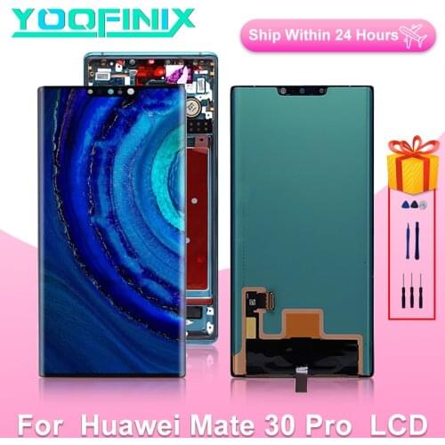 "6.53" For Huawei Mate 30 Pro Display LCD Touch Screen Digitizer For Mate 30 Pro LCD LIO-L09 LIO-L29 Display Replacement Parts