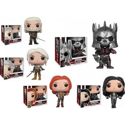 The Witcher 3 - Wild Hunt: #149 CIRI 150# Geralt #151 YENNFER 152# TRISS 153# Action Figure Vinyl Toys