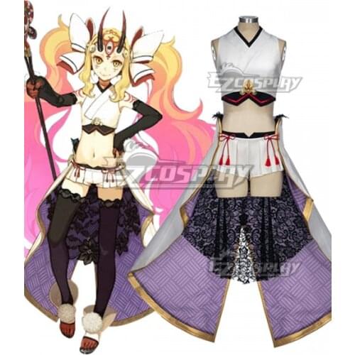 Fate Grand Order Lancer Ibaraki Douji Stage 3 Dress Girls Halloween Party Suit Adult Skirt Suit Festival Cosplay Costume E001
