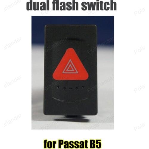 For VW P-assat B5 3B0 953 235 Warning Lamp button Emergency Light dual flash switch