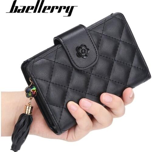 2021 Women Short Wallets PU Leather Female Plaid Purses Nubuck Card Holder Wallet Fashion Woman Small Zipper Wallet With Coin Pu