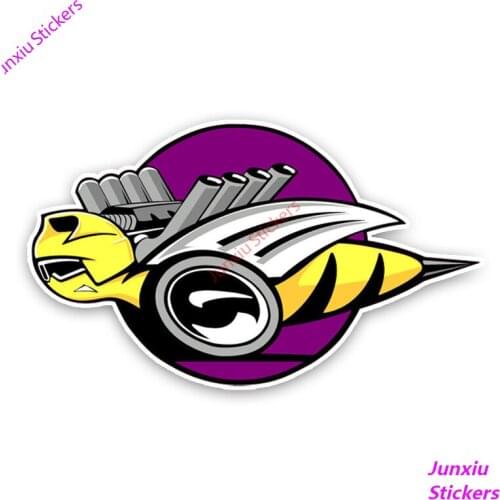 Funny Hornets Car Sticker Rearview Mirror Car Styling Accessories Vinyl Motorcycle Decal PVC 15cm*9cm