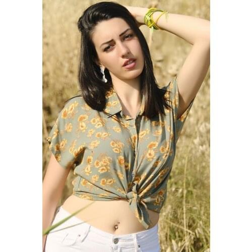 Bat Kolgömlek Yeşilçiçekli - 4283.128