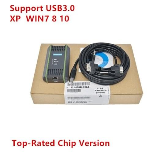 Best quality 6ES7 972-0cb20-0xa0 PC Adapter USB PLC Programming Cable For S7-200/300/400 PPI/MPI/DP 6ES7972-0cb20-0xa0