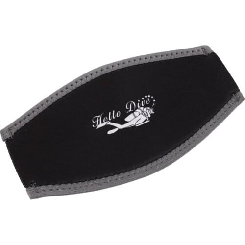 1 Pcs 5mm Soft Scuba Diving Snorkel Mask Head Strap Neoprene Cover Padded Protection Long Hair Band Underwater Diving Equipment