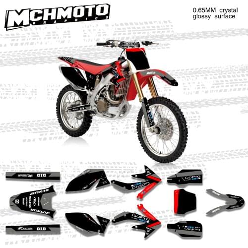 MCHMFG Graphics Kit for Honda 05-08 CRF450R 2005 2006 2007 2008 CRF450R Motocross Decals
