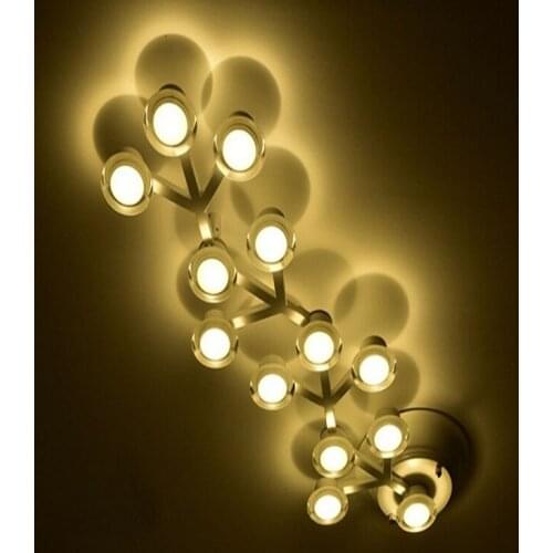 Nordic minimalist living room art ceiling lamp creative personality home lighting and commercial LED ceiling light 110-240V