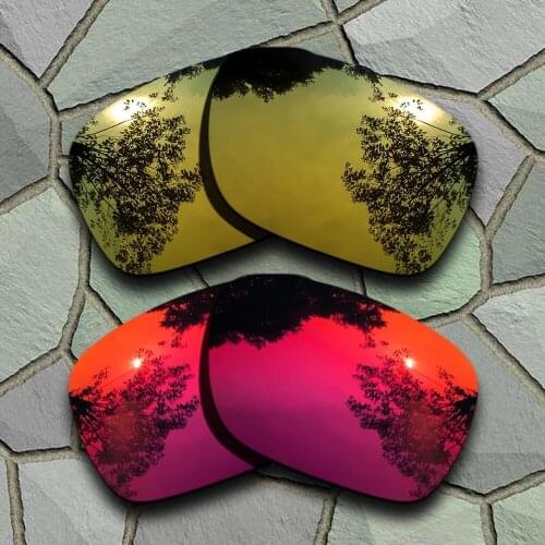 Yellow Golden&Violet Red Sunglasses Polarized Replacement Lenses for Oakley Holbrook