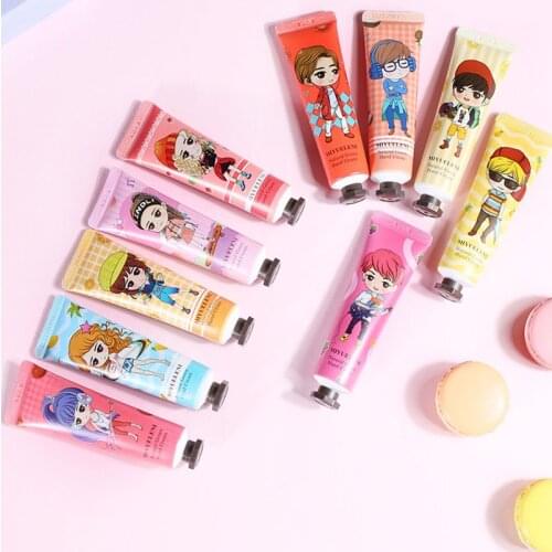 Moisturizing hand cream 30g shea butter strawberry mango smell anti crack moisturizing Hydrating hand gel HF175