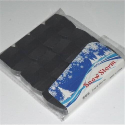 12PCS/Lot Magic Tricks Black Snow Paper Magician Stage Supplies Small Snowflakes Paper Snow Storm Paper Props Toys 3.4cm*2.4cm