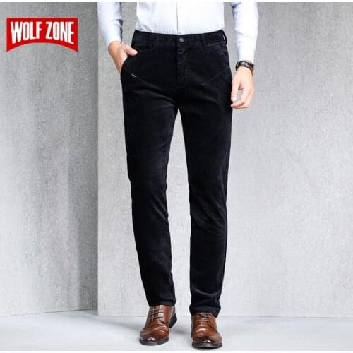 WOLF ZONE Men's Corduroy Trousers