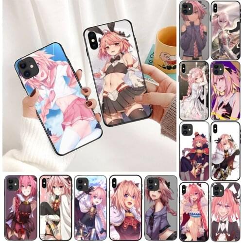 YNDFCNB astolfo Soft Rubber Phone Cover For iPhone 11 8 7 6 6S Plus X XS MAX 5 5S SE 2020 XR 11 pro Cover