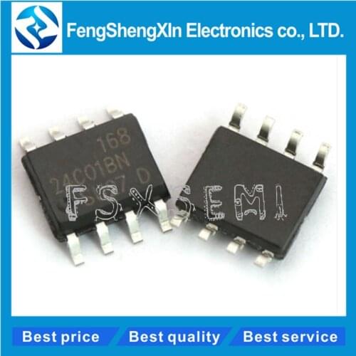 10pcs/lot AT24C01BN AT24C01 AT24C01N 24C01 24C01A SOP-8 2-Wire Serial EEPROM IC