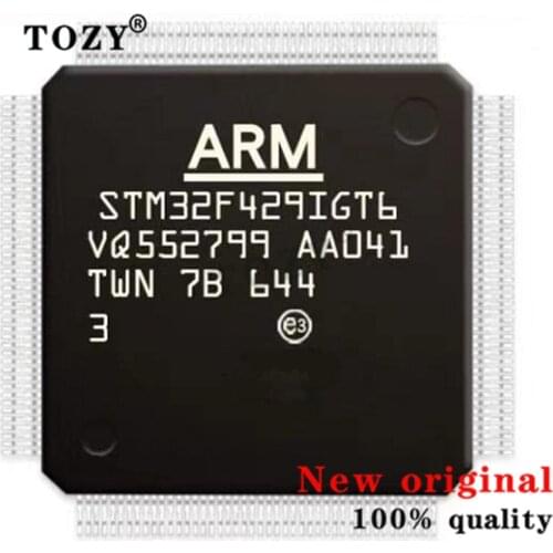 5pcs / lot new original 32-bit microcontroller stm32f429igt6 lqfp176 arm cortex-m4 MCU