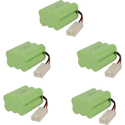 5PCS/lot 7.2v battery 2800mah ni-mh bateria 7.2v nimh battery pilas recargables 7.2v pack aa size for rc car toy electric tools