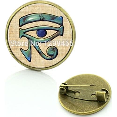 Broche Pin Supernatural Accessories Personality Gift Ancient Eye Of Horus Brooch God Egypt Jewelry Your Finish Choice C 436