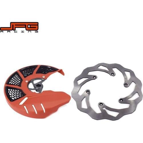 Motorcycle 260MM Front Brake Discs Brake Rotors And Brake Guard For KTM SX SXF XC XCF EXC EXCF 125 150 200 250 350 450 500 530