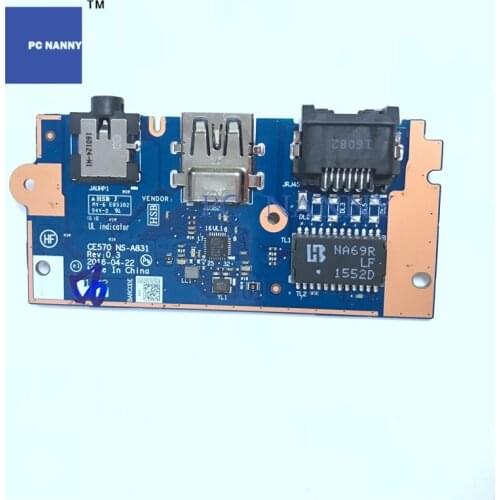 FOR ThinkPad E570 USB Audio Ethernet Board NS-A831 POWER board NS-A832 Card DC Jack Plug Power Connector Charging Port Cable