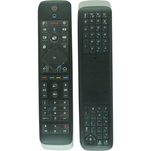 Double sided Voice Bluetooth Remote Control For Philips YKF384-T01 YKF384-003 55PUG7100/78 65PUS8901/12 55PUS8901 TV with keyboa