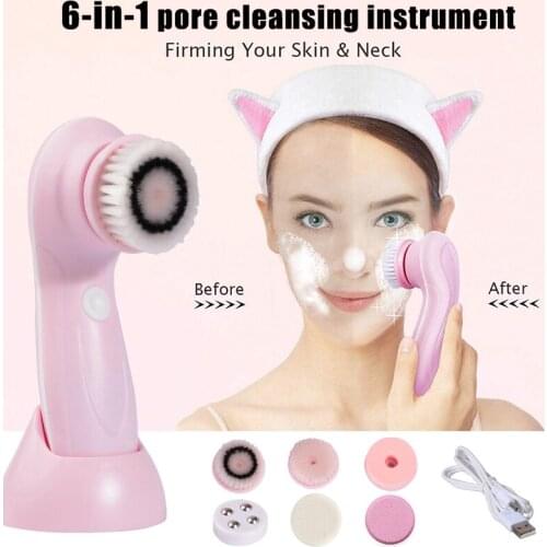 Electric Facial Cleansing Brush Cleaning Machine Beauty Device Skin Care Pore Cleaner MPwell