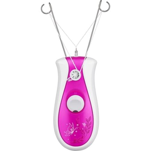 Electric Female Epilator Lady Shaver Cotton Thread Depilator Machine Rechargeable Hair Removal Womens Personal Care Razor