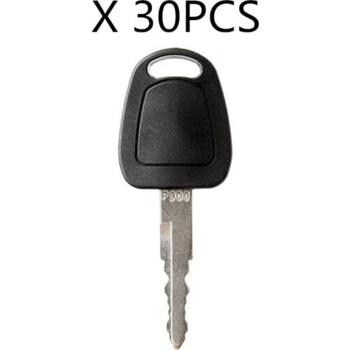 30 PCS F900 Key For Deawoo Doosan Bobcat Terex Excavator Heavy Equipment Ignition Start Switch Door Lock Fit E80