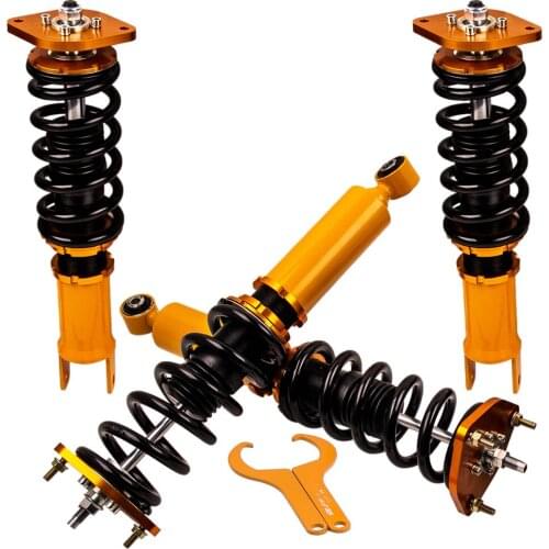 Coilover shock Suspension Kit For NISSAN 370Z Z34 G37 2008 2009 - 2016 Shock Absorber Lowering Kit Adj Height Struts