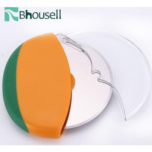 Kitchen Pizza Wheels Stainless Steel Cutter Diameter 5.5CM Round Cutting Slicer Bakeware Baking Tools For Waffle Cookies