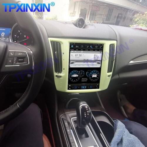 PX6 Android 9.0 4-64G DSP Tesla Screen For Maserati Levante Multimedia Player Auto Radio Tape Recoder Video Head Unit Navi GPS