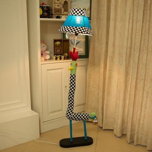 Cartoon lamp bedroom living room lamp floor lamp lattice chicken gifts for children