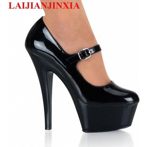 New 15CM sexy heels/crystal shoes/dinner table shoes, realistic Dance Shoes