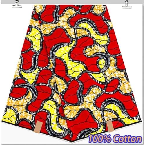 Wholesale price! African Ankara Fabric High Quality Ankara Wax Print Fabric Printing 100% Cotton African Real Wax XT512