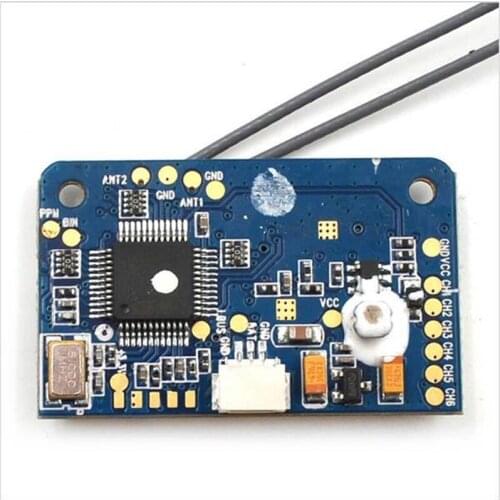 HOBBYMATE Flysky Receiver X6B i-BUS 6CH Receiver PPM PWM Output FS-X6B For Rc Quadcopter FS-I6X FS-i4 FS-i6 FS-i6S Transmitter