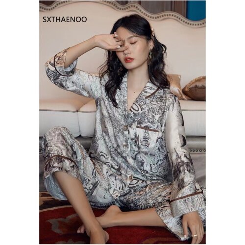 Женские зимние пижамы SXTHAENOO China At AliExpress