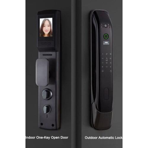 Mobile Phone WIFI Unlock Keyless Unlocking With Camera Video Fingerprint Outdoor Household Electric Deadbolt Smart Door Lock