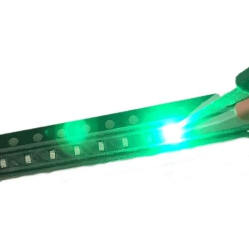 300PCS/lot SMD 0603 led Super Bright green Water Clear LED Light Diode 0603 smd led Green diodes 1.6*0.8*0.4mm Free Shipping