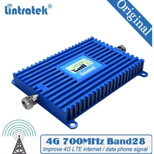 4G 700MHz Signal Repeater B28B 700MHz LCD Powerful Cell Phone Signal Booster 70dB Gain Amplifier 4G LTE Internet Signal Booster