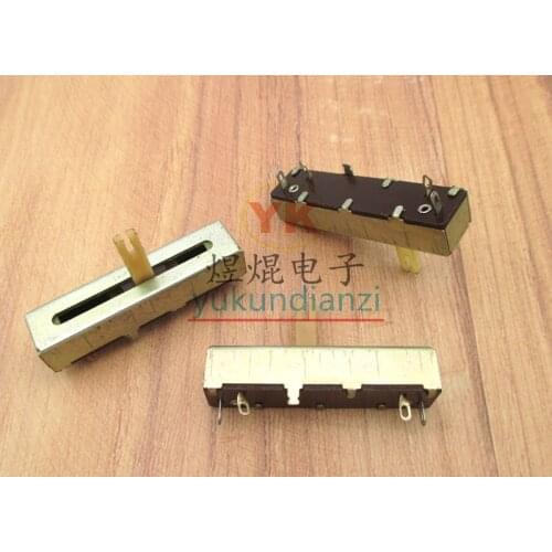 5cm 50mm 100K shaft length 16MM mono mixer sliding potentiometer fader vertical