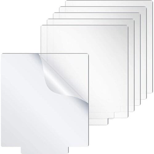 Acrylic Sheet Clear Cast for LED Light Base Table Signs DIY Display Projects Craft Led Lights for Projects 6 Pieces