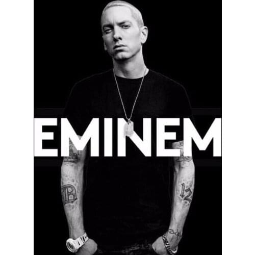 Home Decor Eminem Music Star 8-Silk Art Poster Wall Sicker Decoration Gift